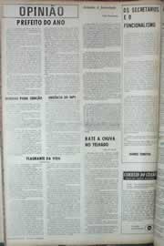 Página do jornal Correio do Ceará de abril de 1971