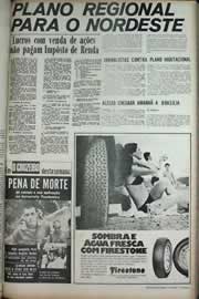 Página do jornal Correio do Ceará de abril de 1971
