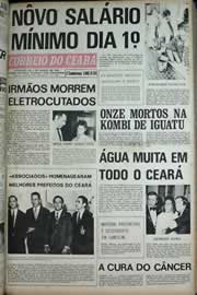 Página do jornal Correio do Ceará de abril de 1971