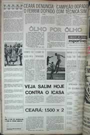 Página do jornal Correio do Ceará de abril de 1971
