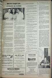 Página do jornal Correio do Ceará de abril de 1971