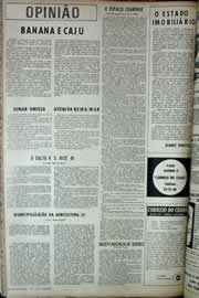 Página do jornal Correio do Ceará de abril de 1971