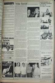 Página do jornal Correio do Ceará de abril de 1971