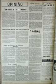 Página do jornal Correio do Ceará de abril de 1971