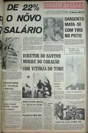 Página do jornal Correio do Ceará de abril de 1971