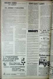 Página do jornal Correio do Ceará de abril de 1971