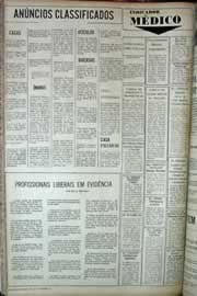 Página do jornal Correio do Ceará de abril de 1971