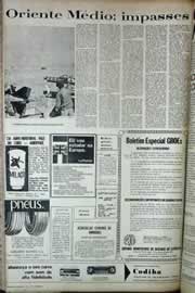 Página do jornal Correio do Ceará de abril de 1971