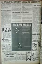 Página do jornal Correio do Ceará de abril de 1971