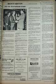 Página do jornal Correio do Ceará de abril de 1971