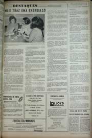 Página do jornal Correio do Ceará de abril de 1971
