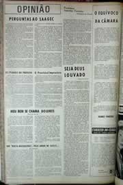 Página do jornal Correio do Ceará de abril de 1971