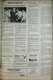 Página do jornal Correio do Ceará de abril de 1971