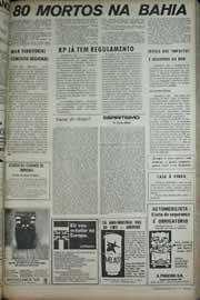 Página do jornal Correio do Ceará de abril de 1971