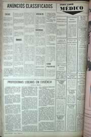 Página do jornal Correio do Ceará de abril de 1971