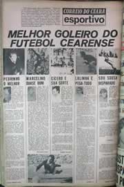 Página do jornal Correio do Ceará de maio de 1971