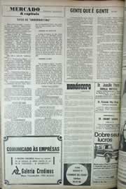 Página do jornal Correio do Ceará de maio de 1971