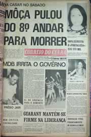 Página do jornal Correio do Ceará de maio de 1971