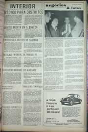 Página do jornal Correio do Ceará de maio de 1971