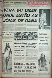 Página do jornal Correio do Ceará de maio de 1971