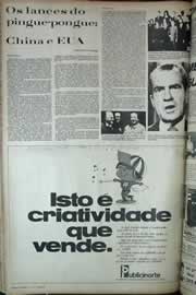 Página do jornal Correio do Ceará de maio de 1971