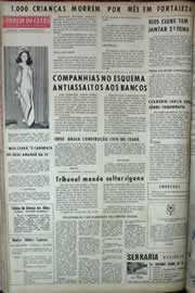 Página do jornal Correio do Ceará de maio de 1971