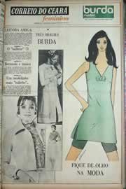 Página do jornal Correio do Ceará de maio de 1971