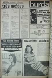 Página do jornal Correio do Ceará de maio de 1971