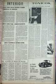 Página do jornal Correio do Ceará de maio de 1971