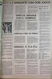 Página do jornal Correio do Ceará de maio de 1971