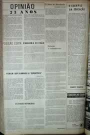 Página do jornal Correio do Ceará de maio de 1971