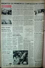 Página do jornal Correio do Ceará de maio de 1971
