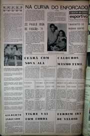 Página do jornal Correio do Ceará de maio de 1971