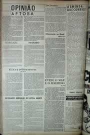 Página do jornal Correio do Ceará de maio de 1971