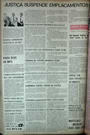 Página do jornal Correio do Ceará de maio de 1971