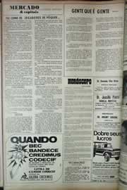 Página do jornal Correio do Ceará de maio de 1971