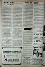 Página do jornal Correio do Ceará de maio de 1971
