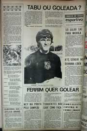 Página do jornal Correio do Ceará de maio de 1971