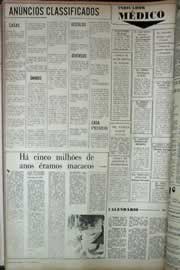 Página do jornal Correio do Ceará de maio de 1971