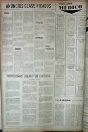 Página do jornal Correio do Ceará de maio de 1971