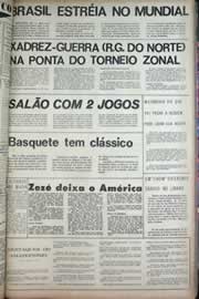 Página do jornal Correio do Ceará de maio de 1971