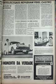 Página do jornal Correio do Ceará de maio de 1971