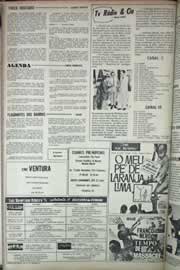 Página do jornal Correio do Ceará de maio de 1971