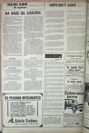 Página do jornal Correio do Ceará de maio de 1971