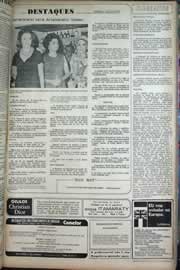 Página do jornal Correio do Ceará de maio de 1971