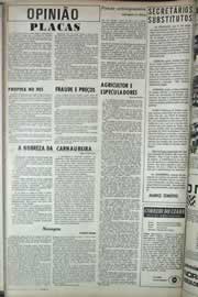 Página do jornal Correio do Ceará de maio de 1971