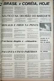 Página do jornal Correio do Ceará de maio de 1971