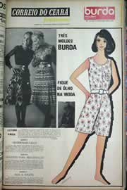 Página do jornal Correio do Ceará de maio de 1971