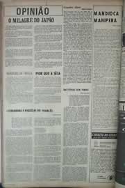 Página do jornal Correio do Ceará de maio de 1971