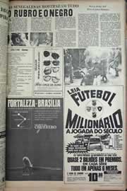 Página do jornal Correio do Ceará de maio de 1971